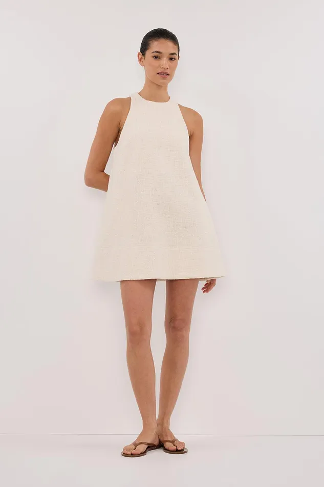 NIA NATURAL MINI DRESS Women DISSH Mini Dresses