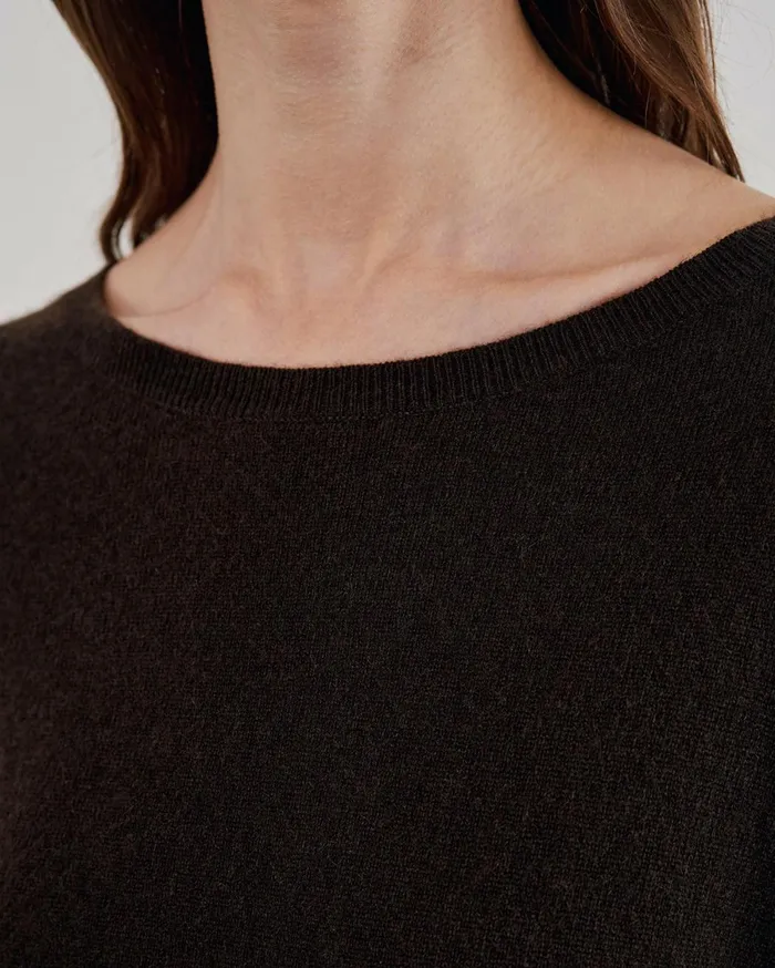 Nili Lotan BOYFRIEND SWEATER Ivory Women Knits and Sweaters