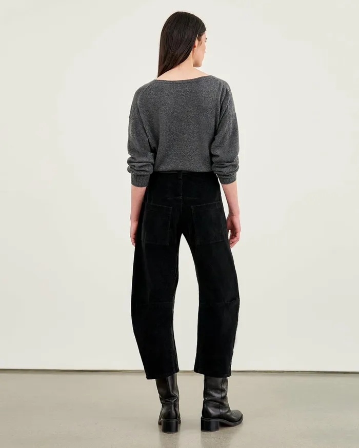 Nili Lotan BOYFRIEND SWEATER Ivory Women Knits and Sweaters