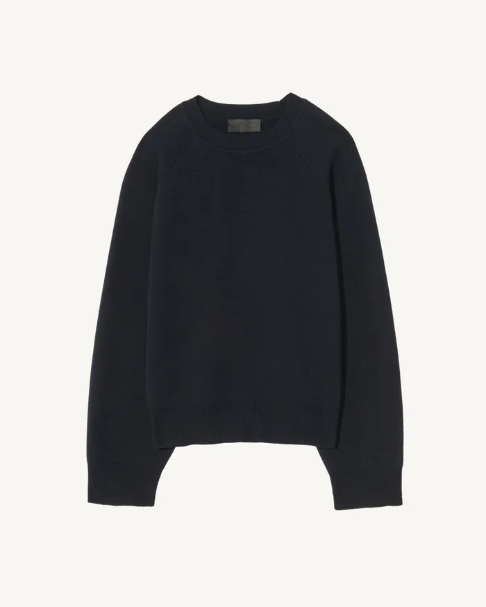 Nili Lotan DAMARIS CASHMERE SWEATER Dark Navy Women Knits and Sweaters