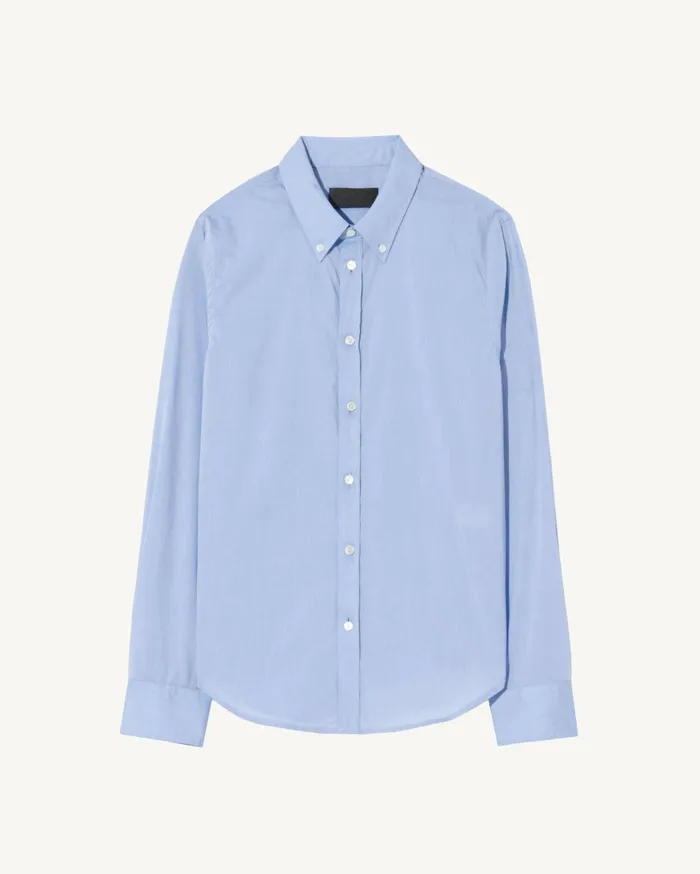 Nili Lotan DYLLAN SHIRT Light Blue Women Tops