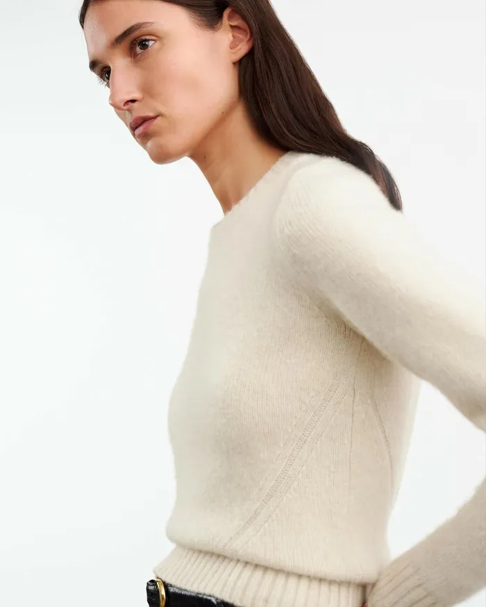Nili Lotan GWENDOLYN SWEATER Charcoal Women Knits and Sweaters