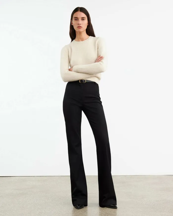 Nili Lotan GWENDOLYN SWEATER Charcoal Women Knits and Sweaters