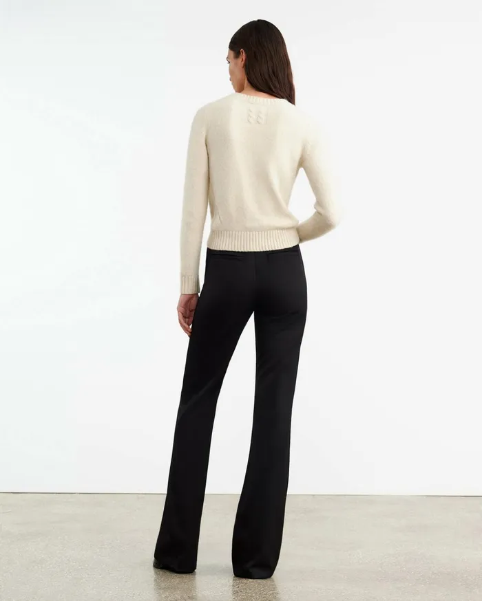 Nili Lotan GWENDOLYN SWEATER Charcoal Women Knits and Sweaters