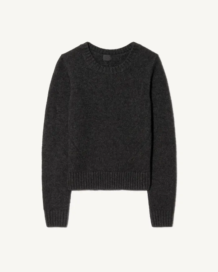 Nili Lotan GWENDOLYN SWEATER Charcoal Women Knits and Sweaters