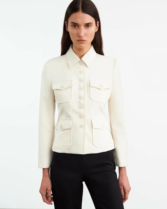 Nili Lotan JAMISON JACKET Midnight Women Jackets and Blazers