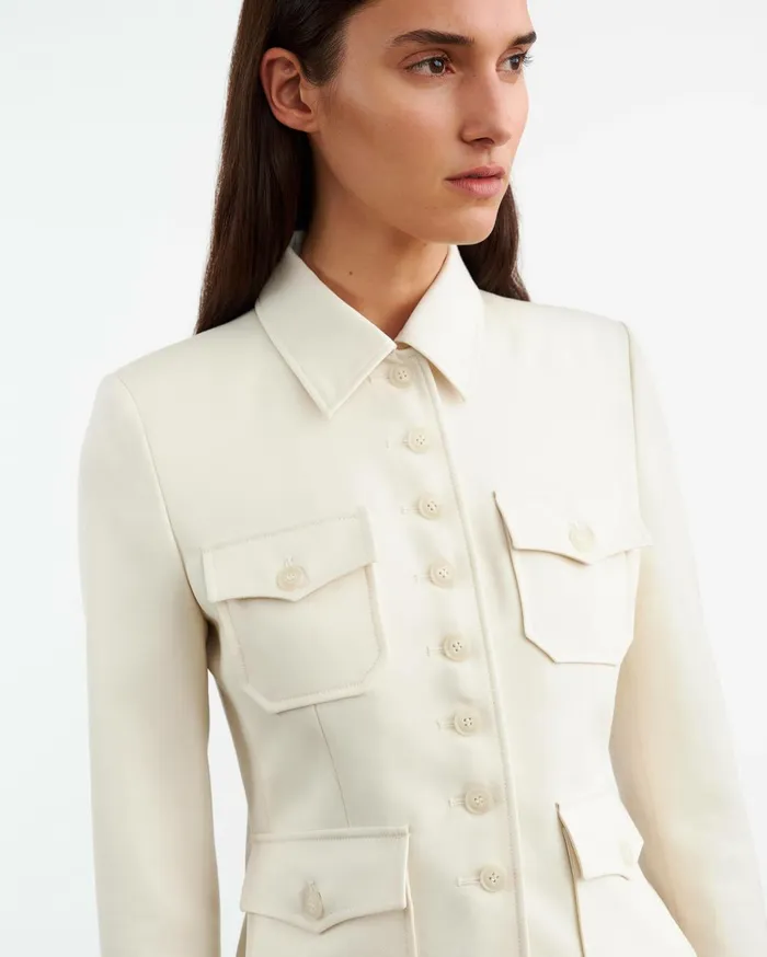 Nili Lotan JAMISON JACKET Midnight Women Jackets and Blazers