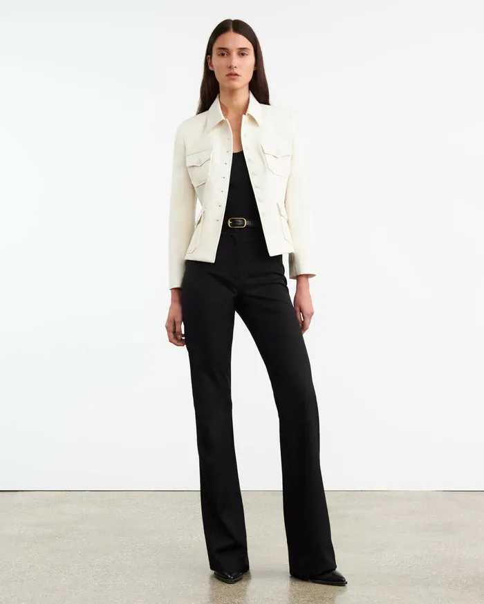 Nili Lotan JAMISON JACKET Midnight Women Jackets and Blazers