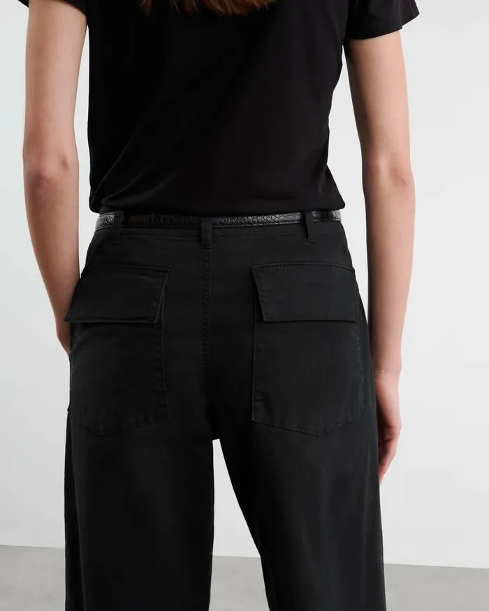 Nili Lotan LEON BOY PANT Carbon Women Pants and Shorts