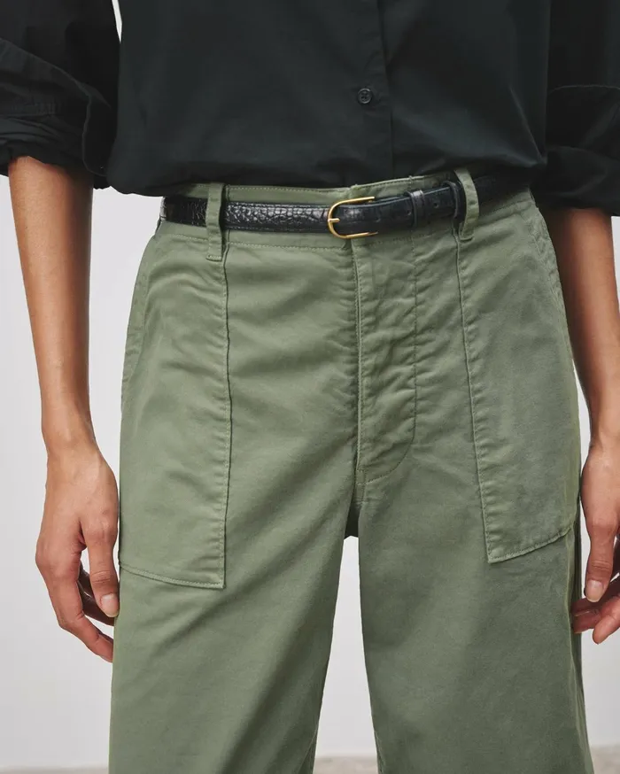 Nili Lotan LEON BOY PANT Carbon Women Pants and Shorts