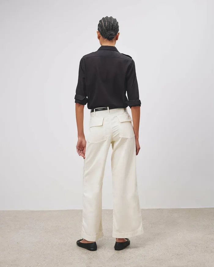 Nili Lotan LEON BOY PANT Carbon Women Pants and Shorts