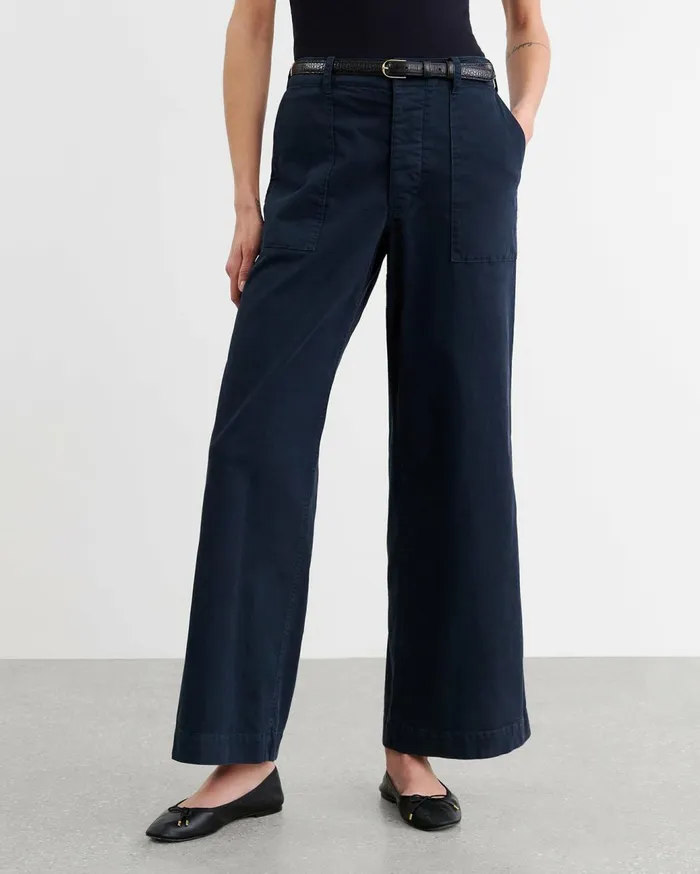 Nili Lotan LEON BOY PANT Carbon Women Pants and Shorts