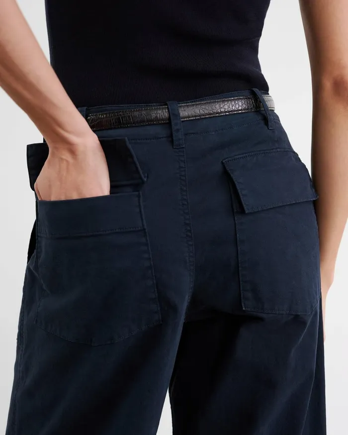 Nili Lotan LEON BOY PANT Carbon Women Pants and Shorts