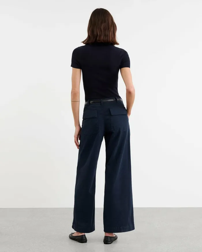 Nili Lotan LEON BOY PANT Carbon Women Pants and Shorts
