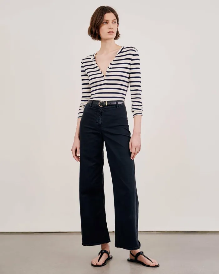 Nili Lotan MEGAN PANT Bone Women Pants and Shorts