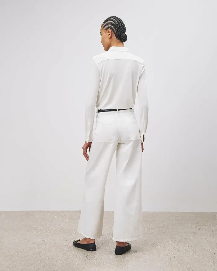 Nili Lotan MEGAN PANT Bone Women Pants and Shorts