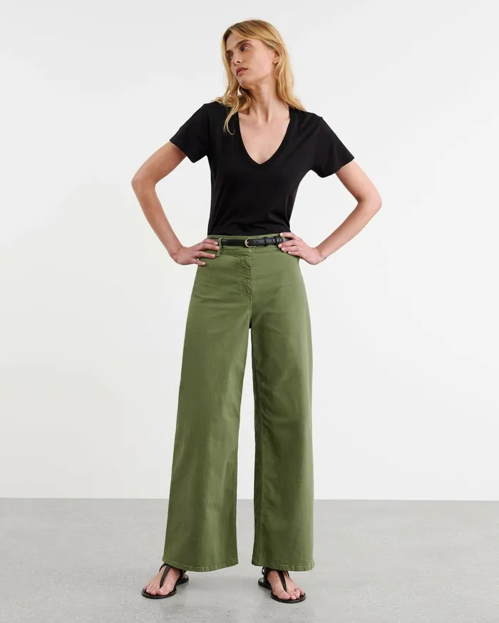 Nili Lotan MEGAN PANT Bone Women Pants and Shorts