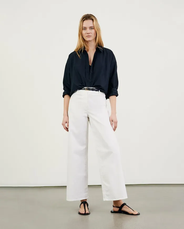 Nili Lotan MEGAN PANT Bone Women Pants and Shorts