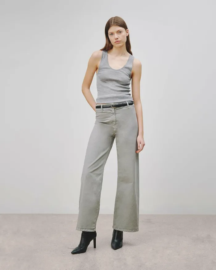 Nili Lotan MEGAN PANT Bone Women Pants and Shorts