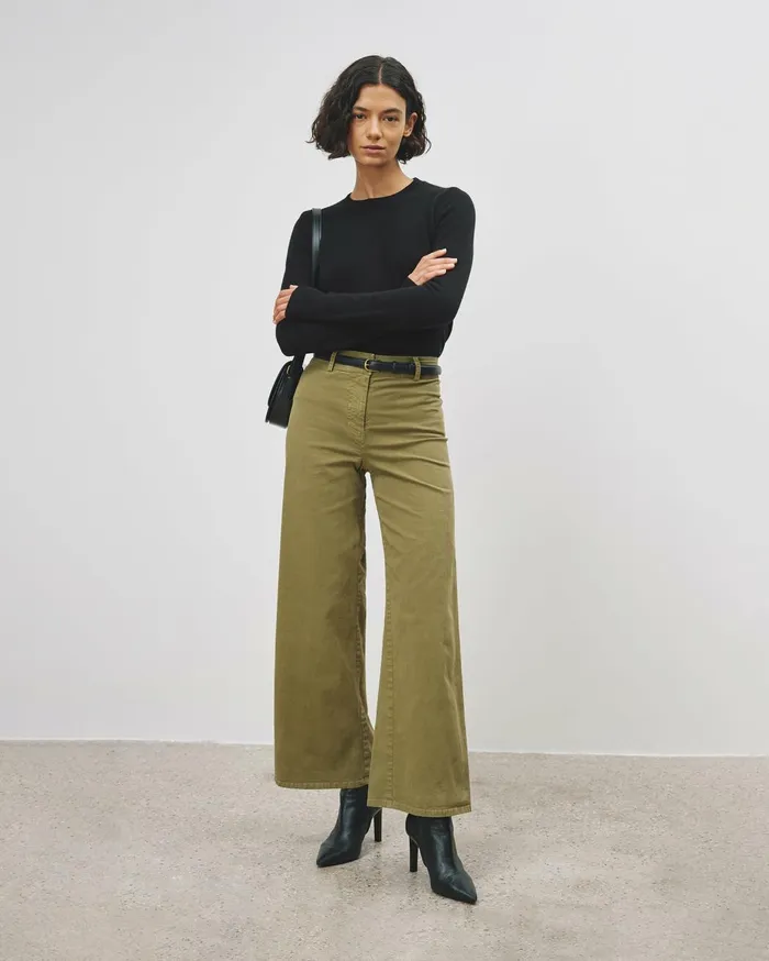 Nili Lotan MEGAN PANT Bone Women Pants and Shorts