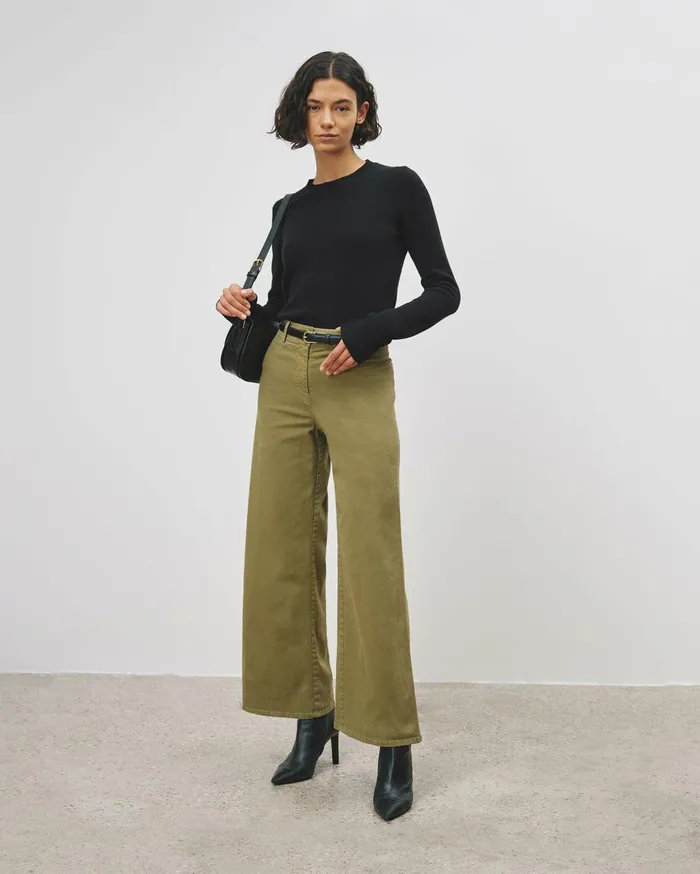 Nili Lotan MEGAN PANT Bone Women Pants and Shorts