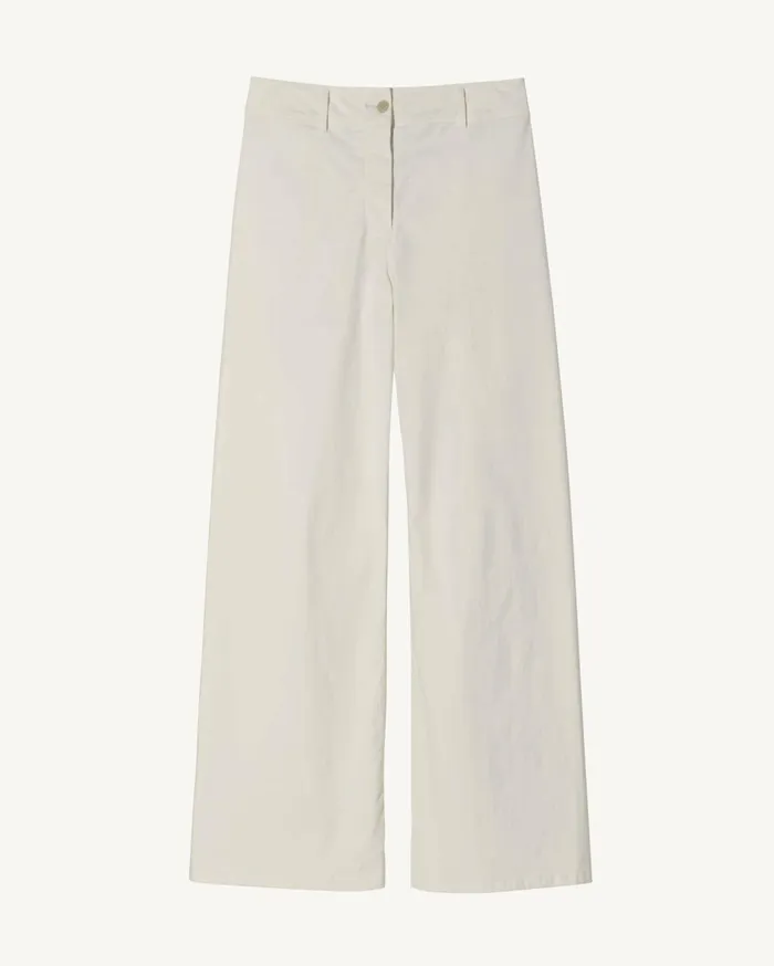 Nili Lotan MEGAN PANT Bone Women Pants and Shorts