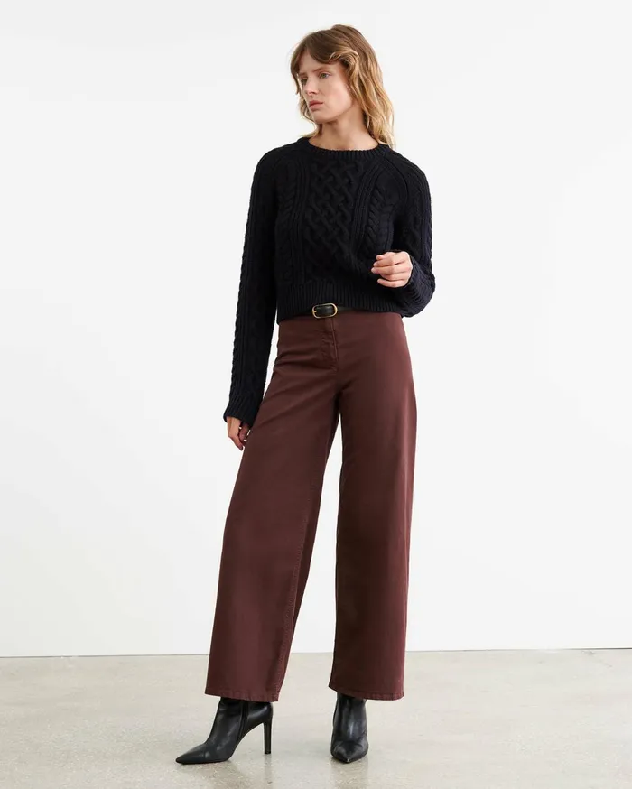 Nili Lotan MEGAN PANT Bone Women Pants and Shorts