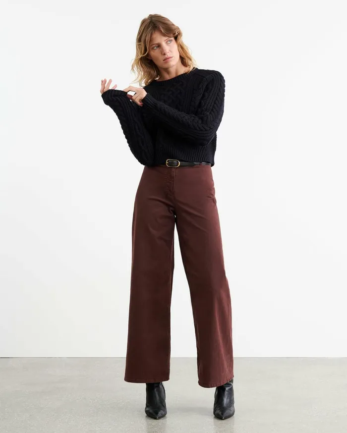 Nili Lotan MEGAN PANT Bone Women Pants and Shorts