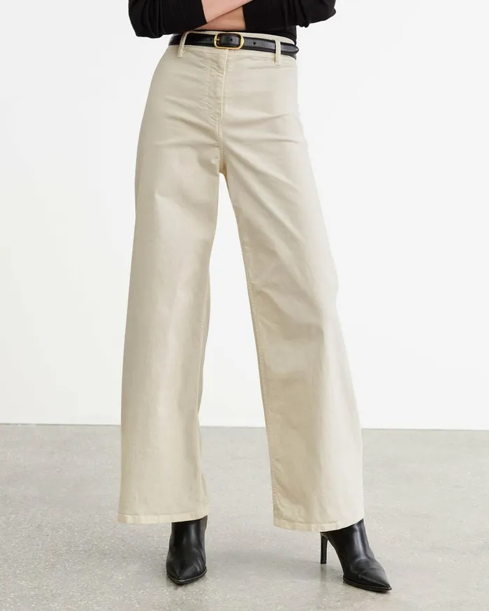 Nili Lotan MEGAN PANT Bone Women Pants and Shorts
