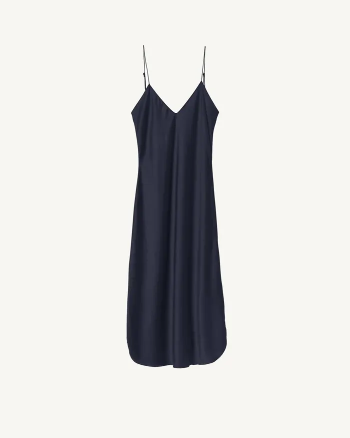 Nili Lotan SHORT CAMI DRESS Ivory Women Dresses and Skirts