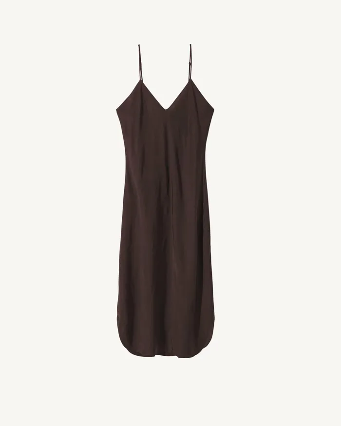 Nili Lotan SHORT CAMI DRESS Ivory Women Dresses and Skirts