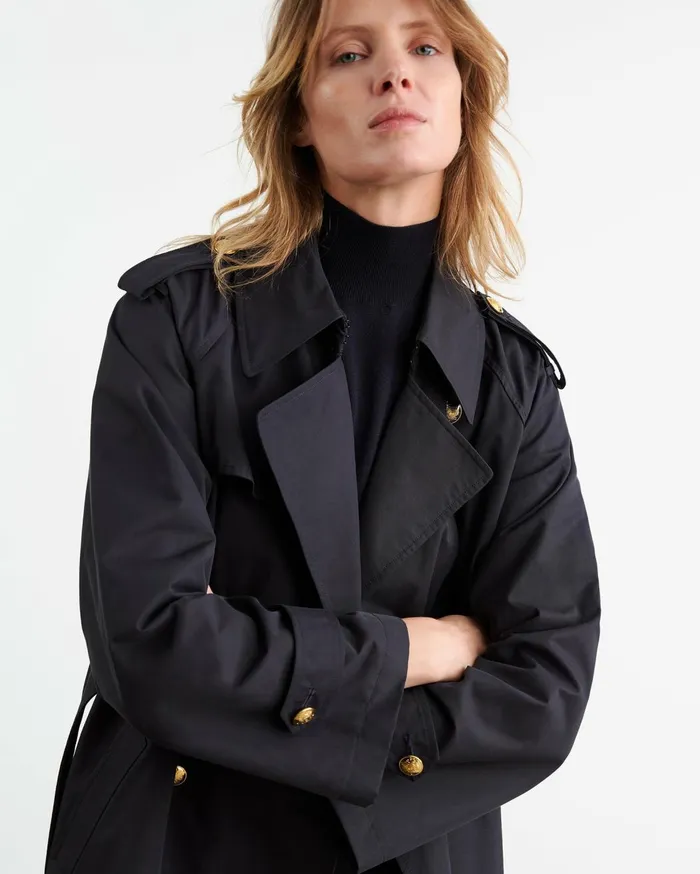 Nili Lotan TOUSSAINT TRENCH COAT Olive Green Women Coats and Outerwear