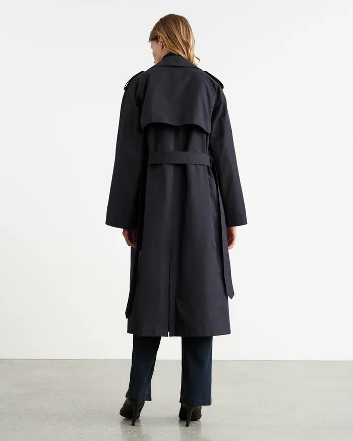 Nili Lotan TOUSSAINT TRENCH COAT Olive Green Women Coats and Outerwear