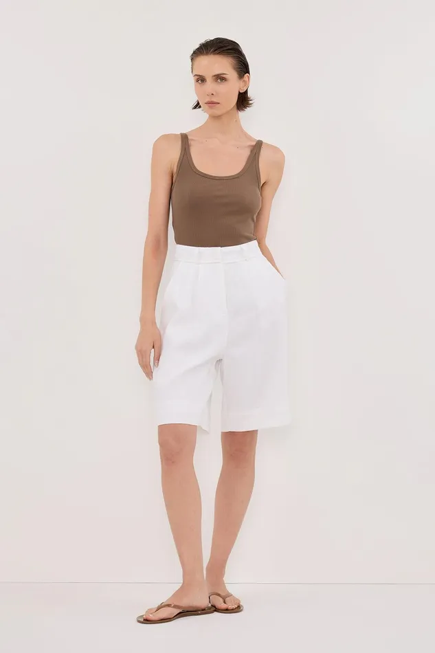 NINA CLOVER LOW SCOOP KNIT TANK Women DISSH Tanks