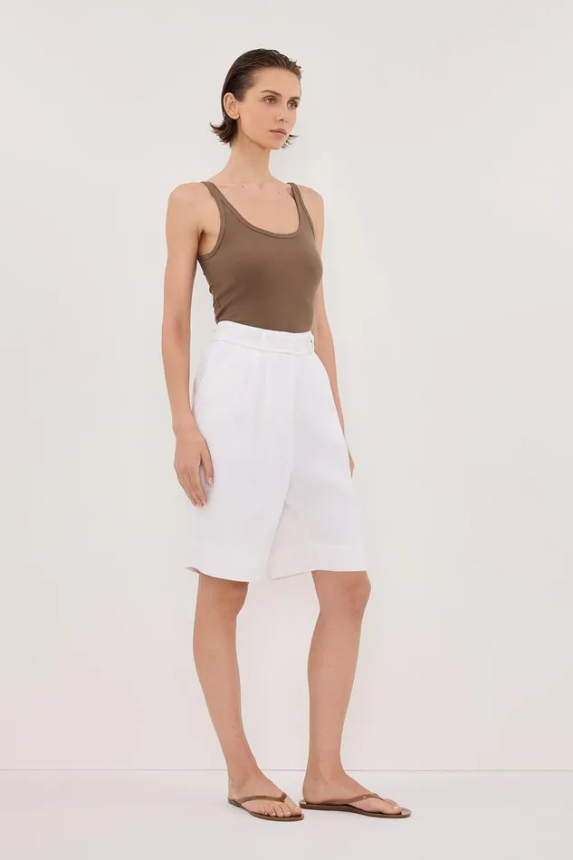 NINA CLOVER LOW SCOOP KNIT TANK Women DISSH Tanks