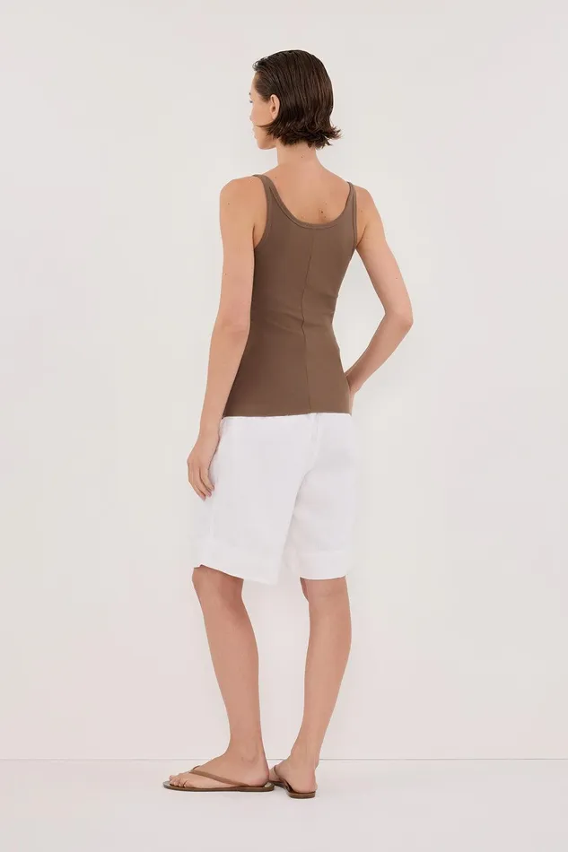 NINA CLOVER LOW SCOOP KNIT TANK Women DISSH Tanks