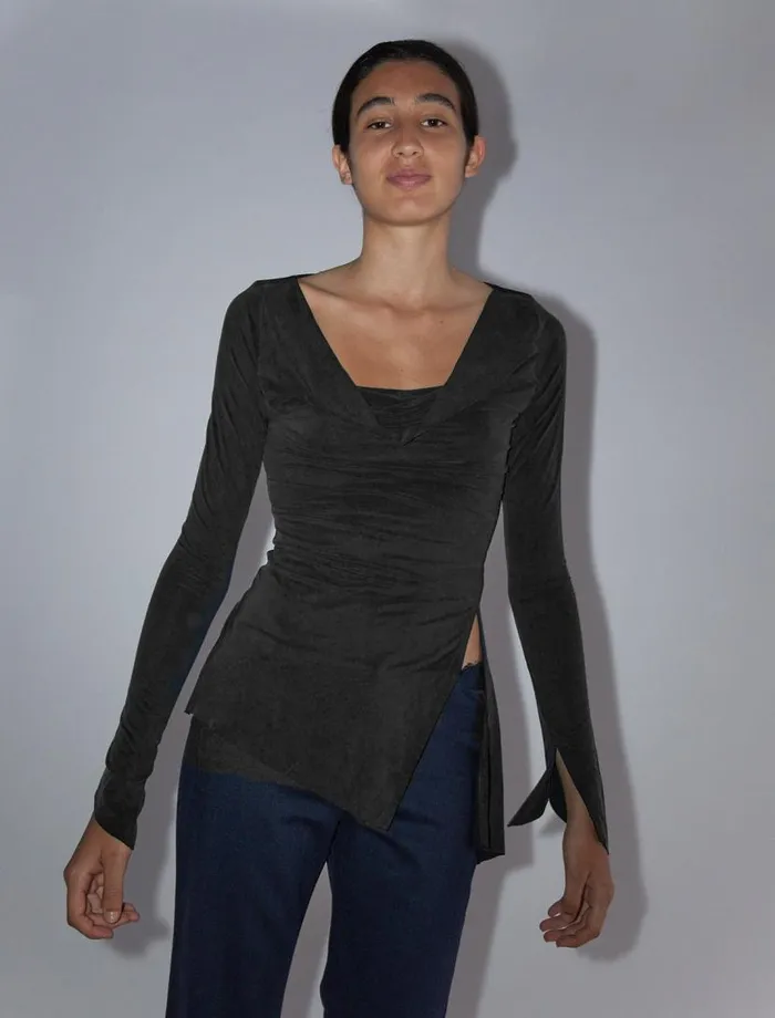 No 1460 Lotto Black Women Paloma Wool Cupro