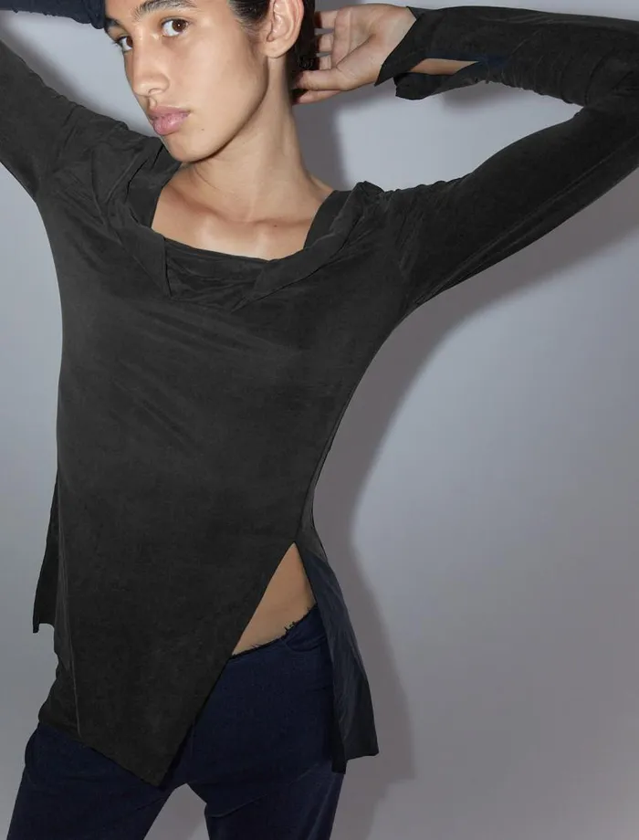 No 1460 Lotto Black Women Paloma Wool Tops
