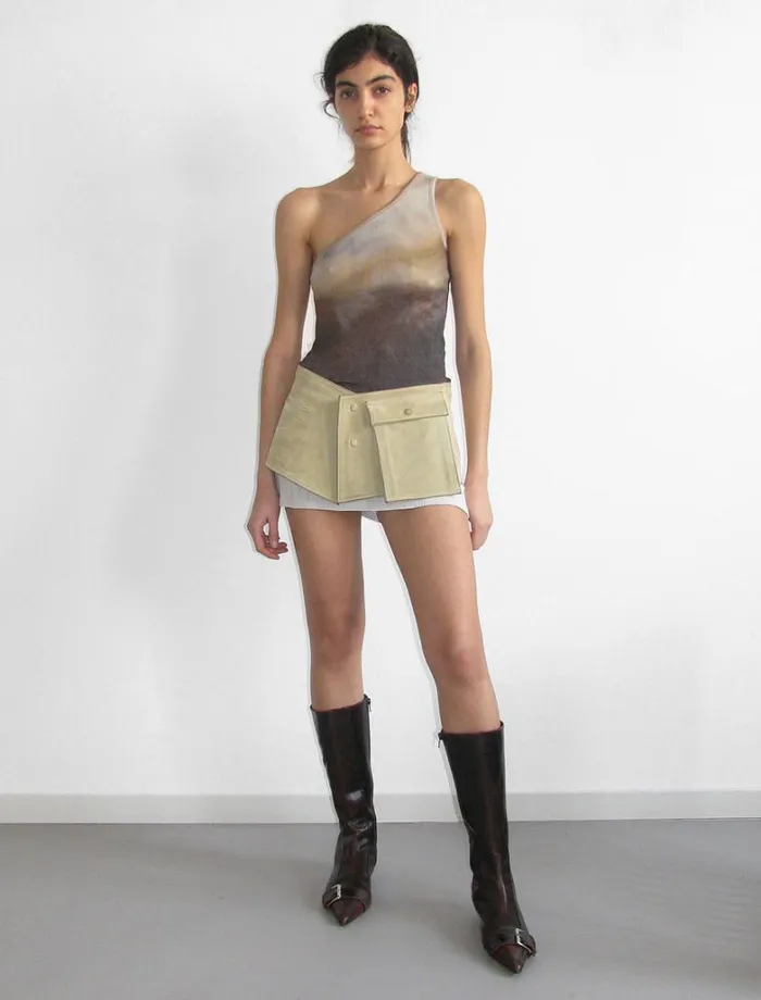 No 1535 Caete Brown Women Paloma Wool Tops