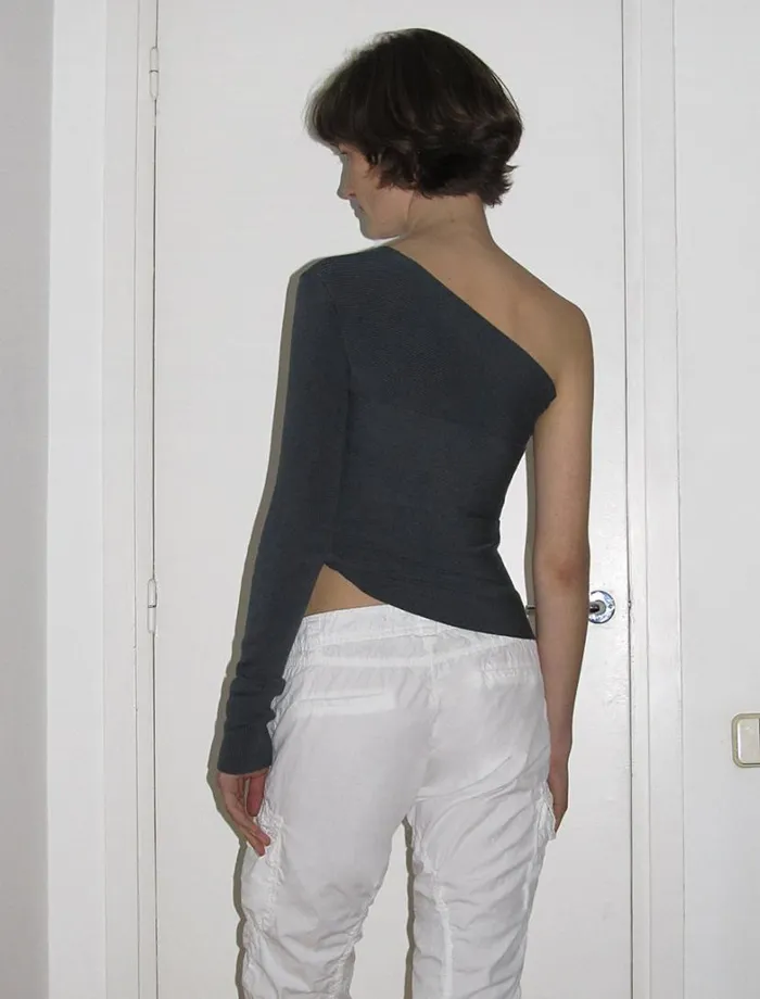 No 1588 Morguin Dark Grey Women Paloma Wool Tops