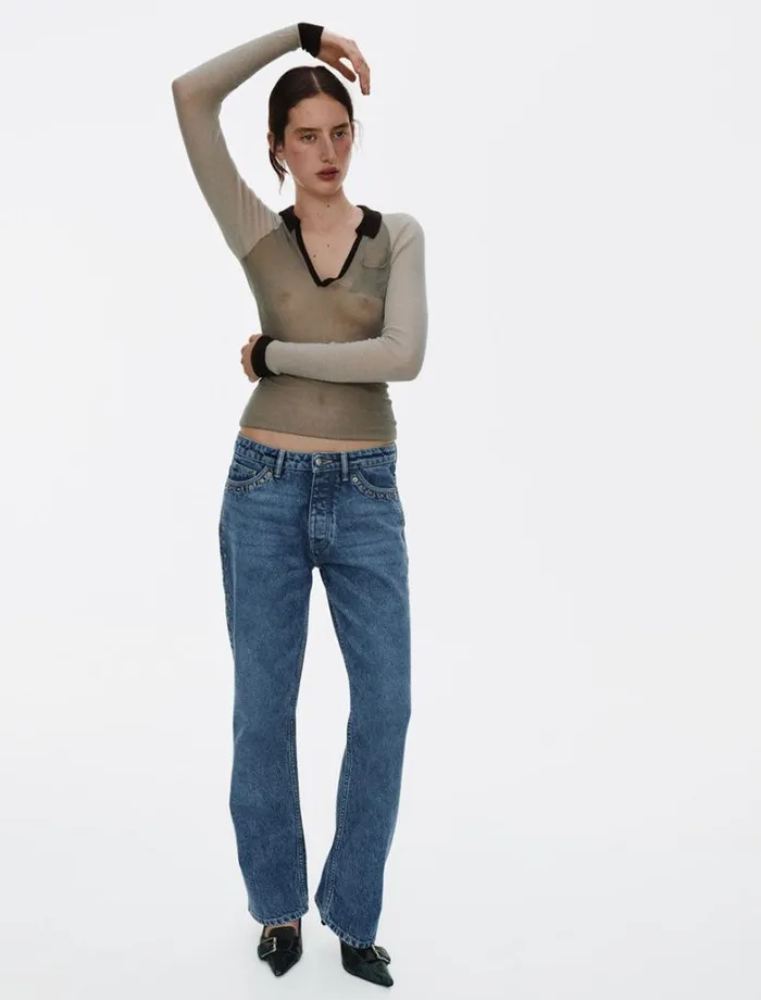 No 1699 Crowd Blue Women Paloma Wool Bottoms