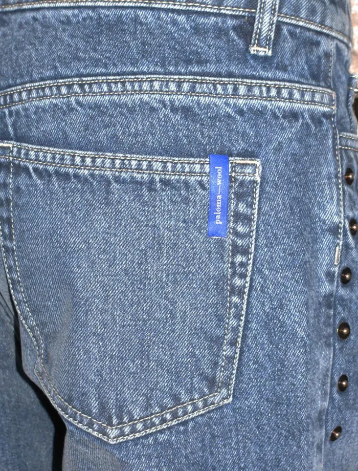 No 1699 Crowd Blue Women Paloma Wool Bottoms