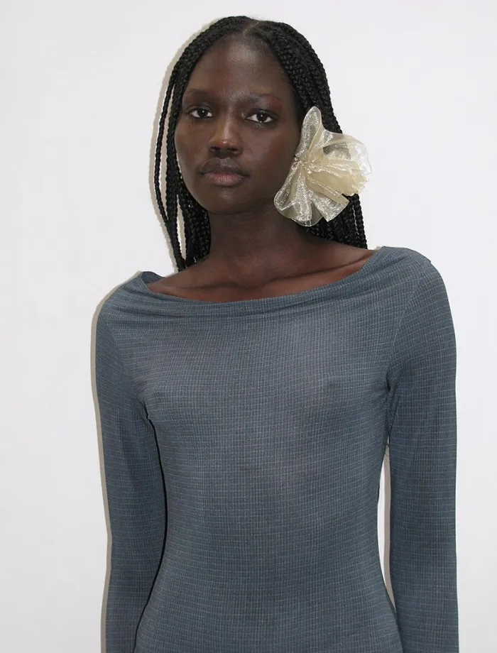 No 1729 Suarez Greyish Blue Women Paloma Wool Dresses