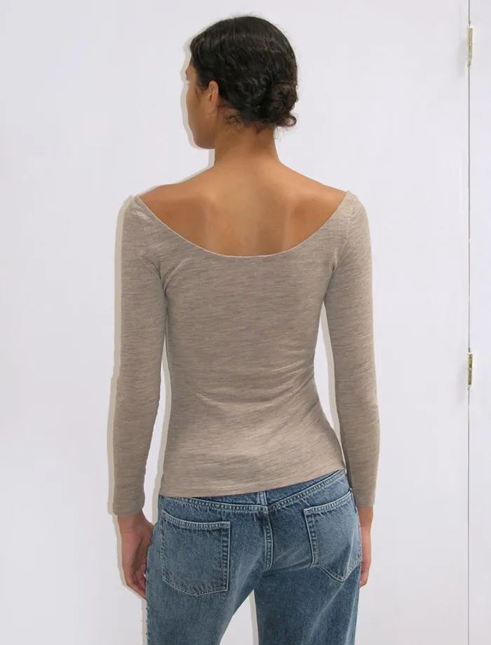No 1819 Meel Beige Women Paloma Wool Tops