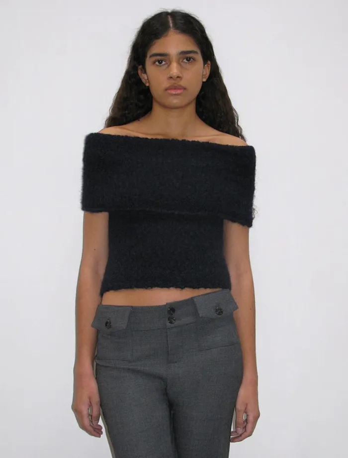 No 1839 Groenlandia Navy Women Paloma Wool Tops