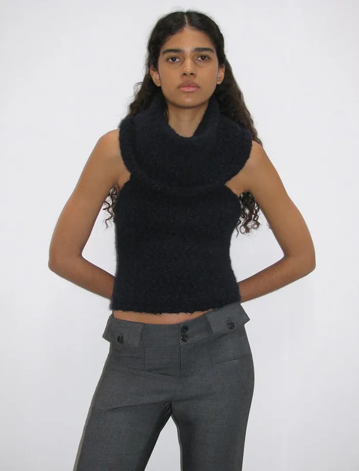 No 1839 Groenlandia Navy Women Paloma Wool Tops
