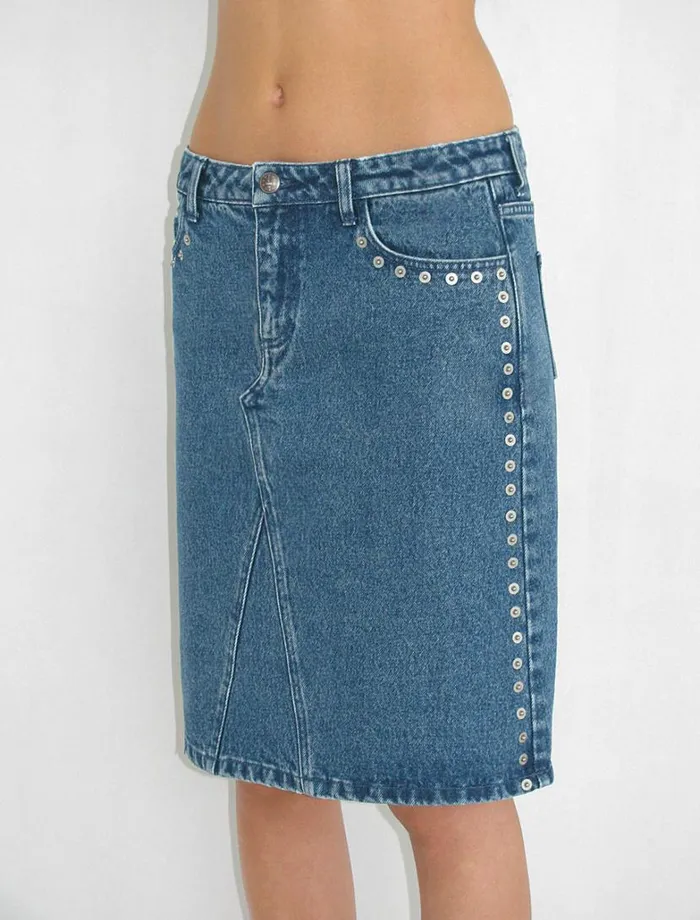 No 1931 Crowd Skirt Denim Women Paloma Wool Bottoms