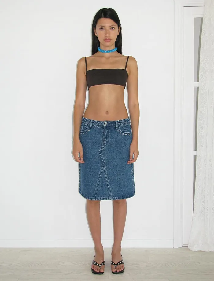 No 1931 Crowd Skirt Denim Women Paloma Wool Bottoms