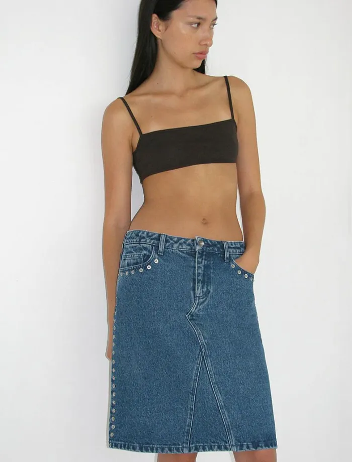 No 1931 Crowd Skirt Denim Women Paloma Wool Bottoms
