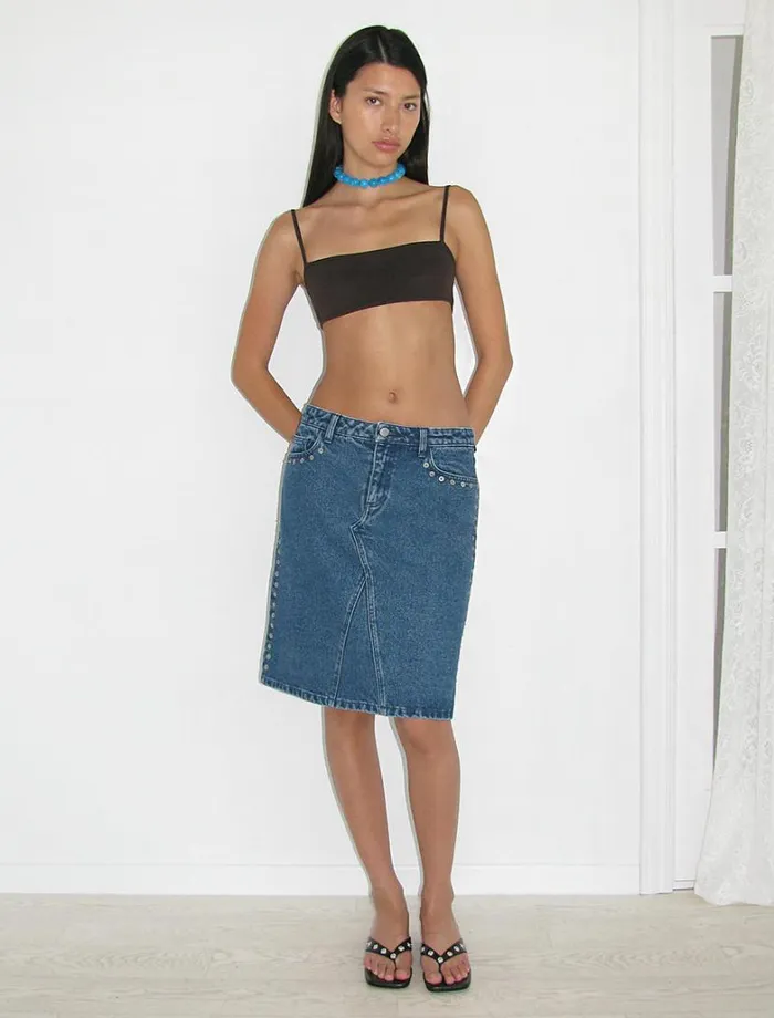 No 1931 Crowd Skirt Denim Women Paloma Wool Bottoms